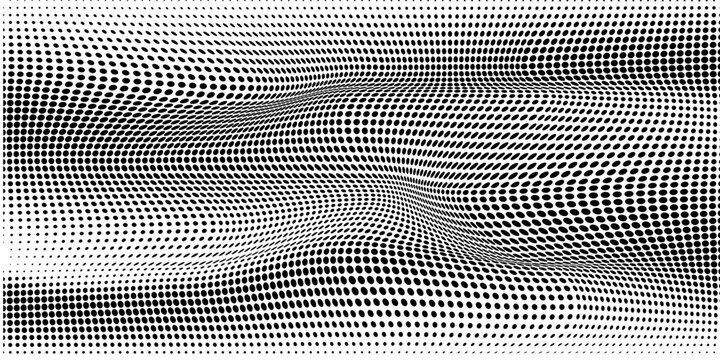 Grunge halftone gradient background. Faded grit noise texture. White and black sand wallpaper. Retro pixelated backdrop. Anime or manga style comic overlay. Vector graphic design textured template