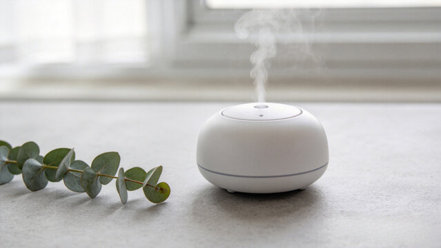 Aromatherapy diffuser steaming