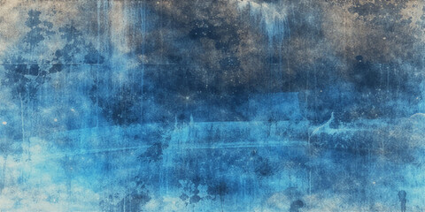Fototapeta premium Abstract blue rain pattern, an artistic representation, a creative blend of elements, evoking a sense of tranquility and movement.
