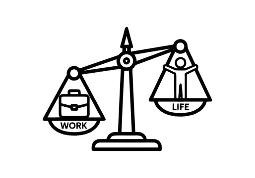 Balance between work and personal life.