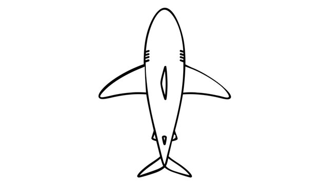 Creative marine life ecosystem vector icon illustration showcasing an exotic sea creature floating seamlessly on a white background for aquatic nature wildlife oceanography flat minimal visual art.