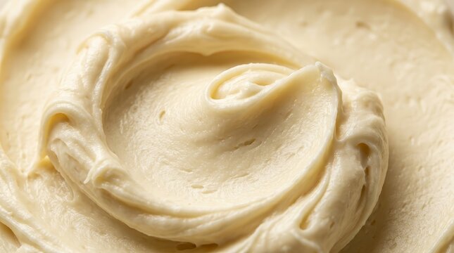 Natural organic shea butter with a thick and creamy texture.