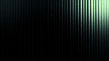 Fototapeta premium Abstract grainy vertical lines background in green, mint, and jade tones for digital screen displays and cyber security platforms.