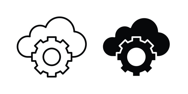 Devops icon vector design and illustration.