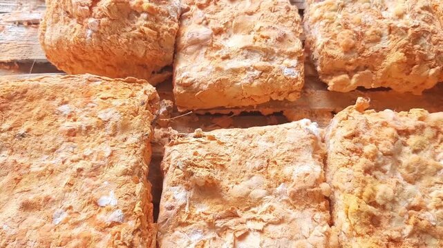 Fermented soy or peanut waste, soybean residue
