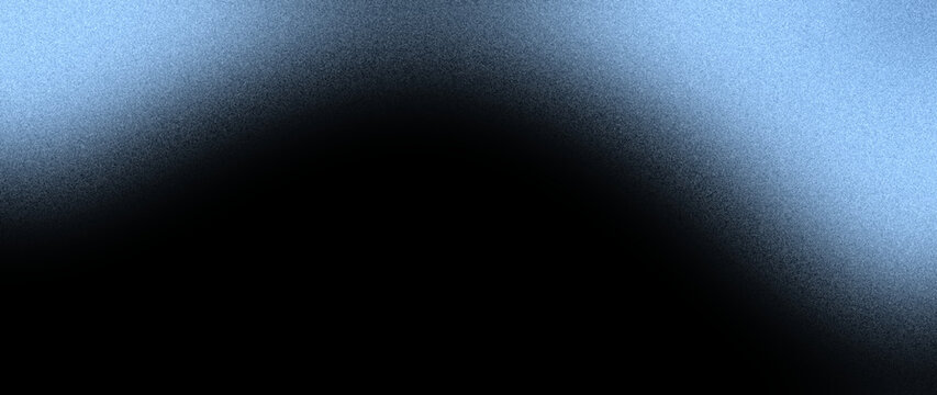 Abstract blurred noise texture background in blue, teal, and indigo tones for panoramic web banners and digital technology landing pages.