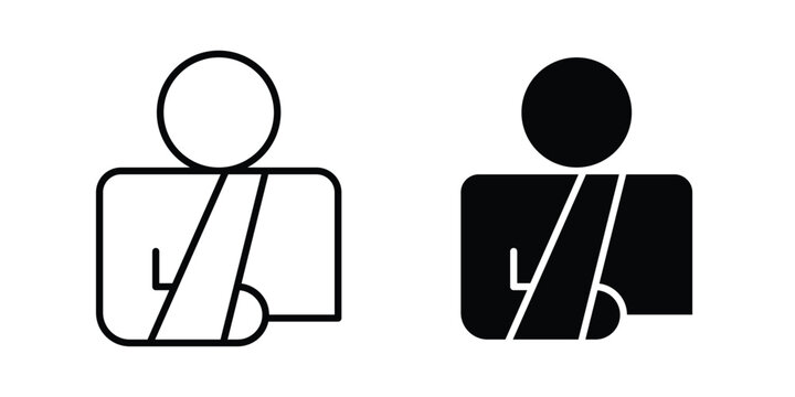 Injuries icon vector design and illustration.