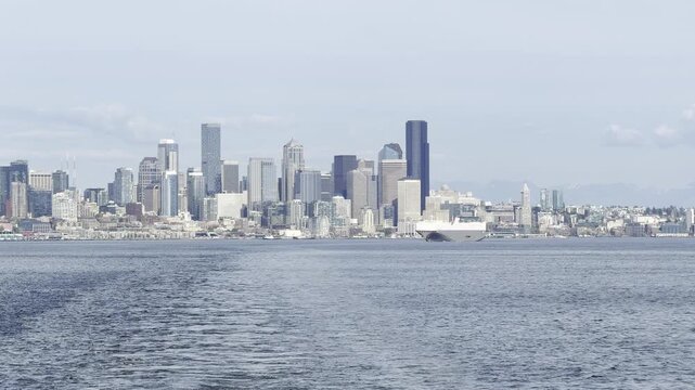 Port of Seattle Cranes Telephoto Detail