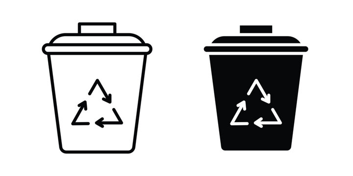 Trash compactor icon vector design and illustration.