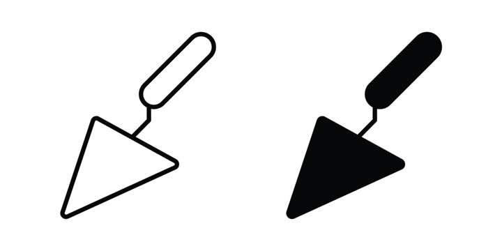 Trowel icon vector design and illustration.