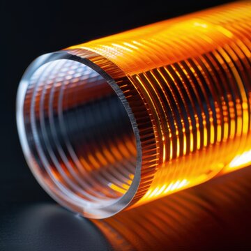 Detailed closeup shot of glowing heatpipe with Canon EOS R5