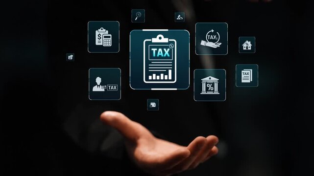 Financial regulation and tax compliance concept showing tax document, VAT, transaction flow, and financial auditing in modern financial system Marrow