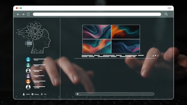 AI image generator interface enables image, AI, and generator process by converting user prompt into visual content using intelligent algorithms Marrow
