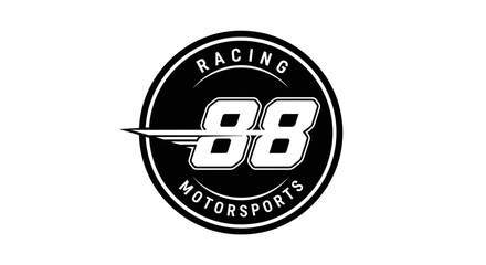 Racing Motorsports Number 88 Logo Design. © Kelik