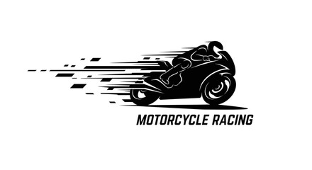 Motorcycle Racing Speed Motion Graphic. © Kelik