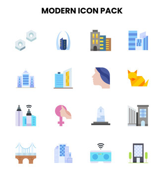 Modern Flat UI Icons Pack