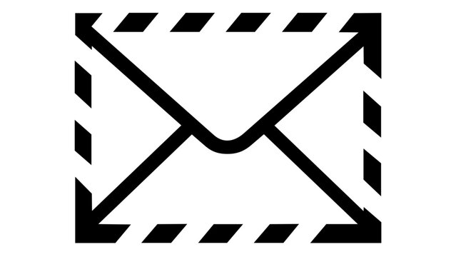 Professional mailbag vector icon presenting a classic postal worker illustration, perfect for courier delivery concepts, traditional communication, and scalable digital graphic resources.