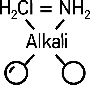 Chemical formula representation for alkali compounds