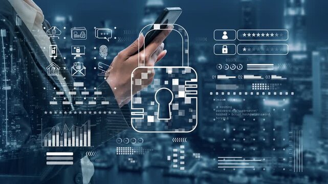 Cyber security system protecting digital infrastructure. Cyber security ensures data safety, prevents breaches, cyber security strengthens defense, and supports secure operations. Marrow