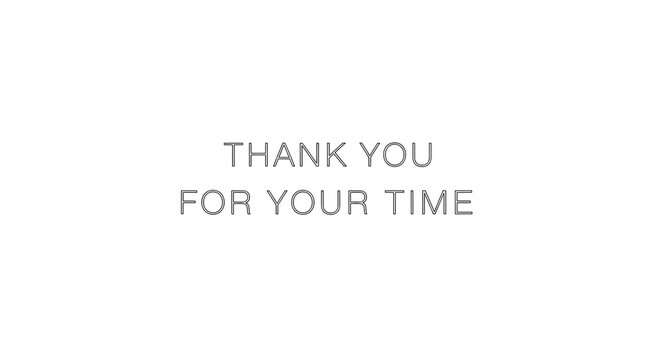 Gratitude, appreciation, thank you message, simple text
