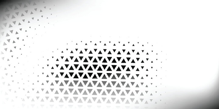 Latar Belakang Pola Segitiga Geometris Dengan Segitiga Hitam Pada Desain Gradien Putih.modern.vector