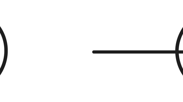 Minimalist black line art vector illustration of a monitor stand or raised platform for a computer screen, featuring a clean and simple design ideal for modern office and technology web icons.