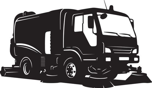Sweeping truck, street sweeper, cleaning vehicle, urban maintenance