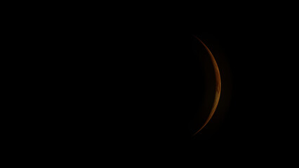 Venus planet and space. 3d illustration © Wublie