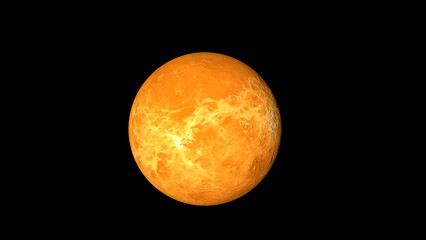 Venus planet and space. 3d illustration © Wublie