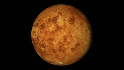 Venus planet and space. 3d illustration © Wublie