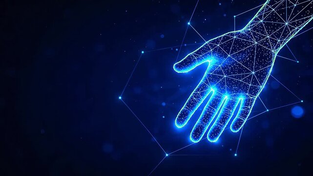 Digital hand with network connections