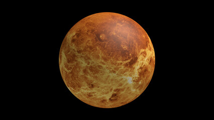 Venus planet and space. 3d illustration © Wublie