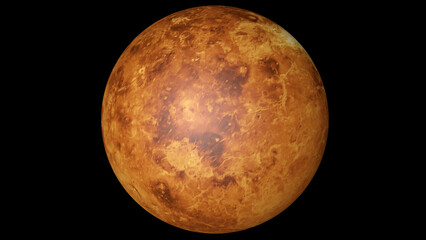Venus planet and space. 3d illustration © Wublie