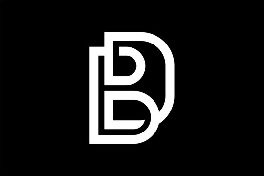 BD Letter Monogram Monoline Logo
