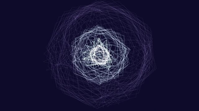 Premium 4K seamless loop of Anahata Heart Chakra dodecahedron sacred geometry breathing in a cinematic void. Ideal for VJ sets, trance visuals, meditation, and yoga studios.