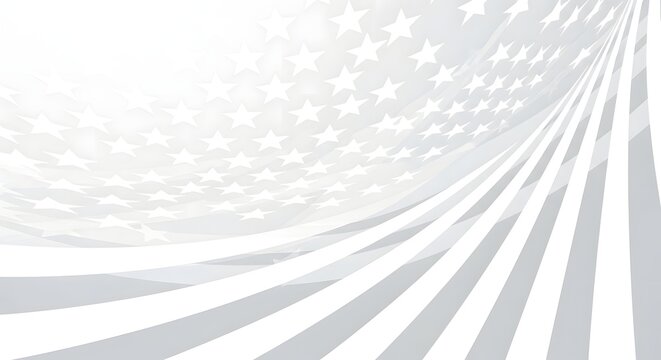 Abstract american flag background with stars and stripes