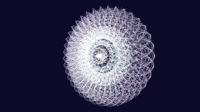 Premium 4K seamless loop of Anahata Heart Chakra radial mandala sacred geometry breathing in a cinematic void. Ideal for VJ sets, trance visuals, meditation, and yoga studios.
