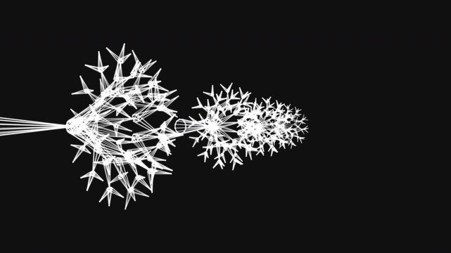 Premium 4K seamless loop of volumetric 3D fractal tree Manipura chakra sacred geometry. Features a cinematic continuous ascension through iridescent layers. Ideal for VJ sets, trance, meditation