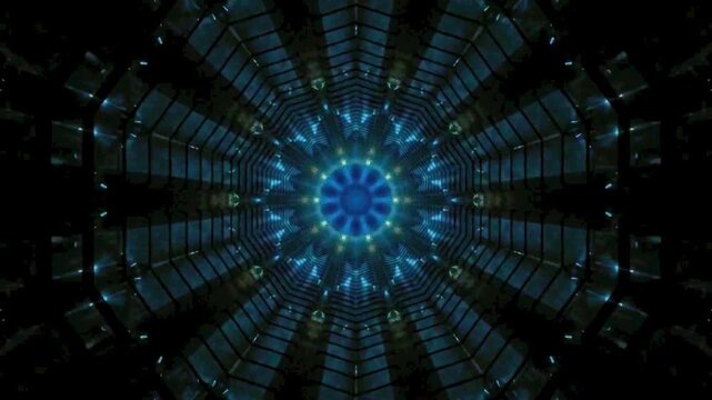 abstract blue background with binary code