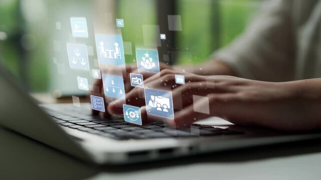 Digital recruitment and online hiring, virtual headhunting, smart recruitment platforms, talent acquisition solutions, and digital HR tools for modern workforce management. Funnel