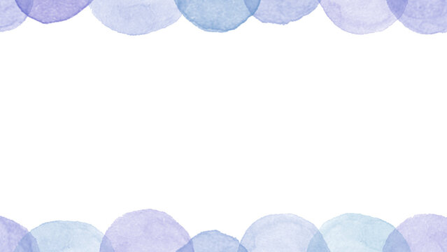 blue bubble frame