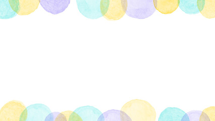 Fototapeta premium colorful bubble frame