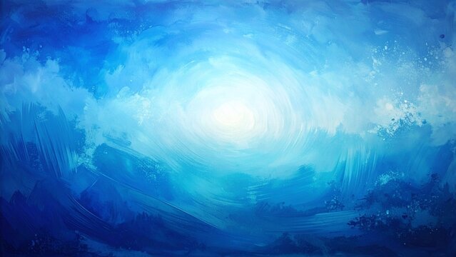 abstract blue background with rays