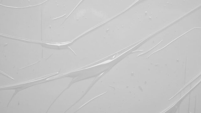 Abstract white plastic film wrap texture background