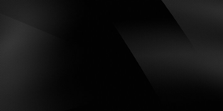 modern dark black background combines geometry pattern with industrial materiality (carbon texture)