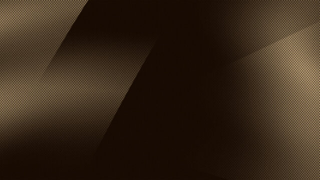 luxury dark brown background combines geometry pattern with industrial materiality (carbon texture).