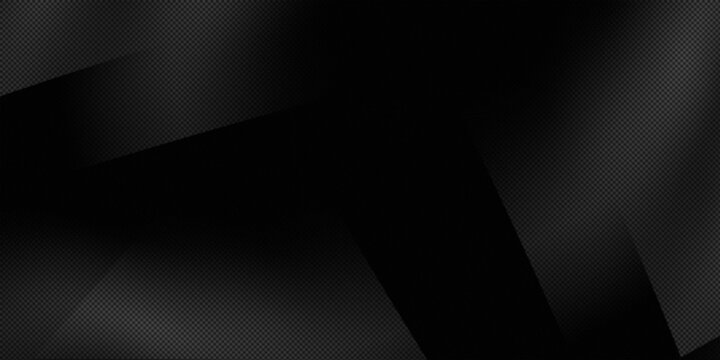 modern dark black background combines geometry pattern with industrial materiality (carbon texture)