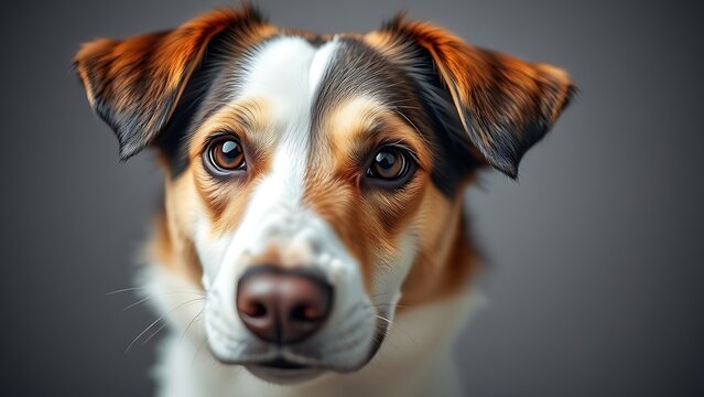 liberality. Closeup portrait of an adorable dog with soft lighting and copy space. wildlife magazines, conservation campaigns, designed for nature documentaries and education.