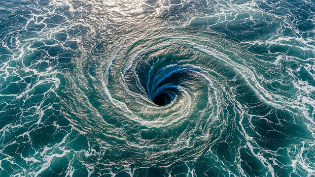 海の渦巻き