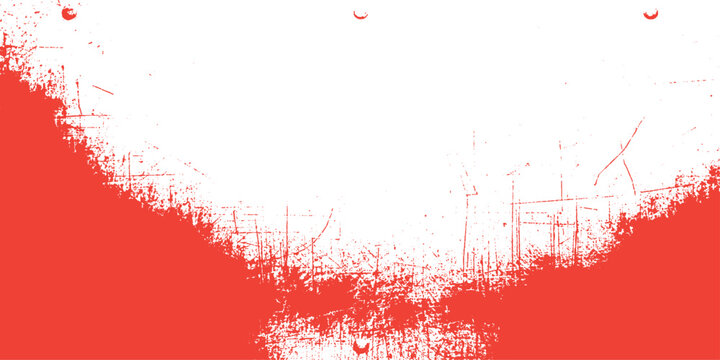 Grunge red heart background featuring blood cells and paint splashes with an artistic ink splatter texture for a winter holiday celebration banner or Christmas card design vector illustration